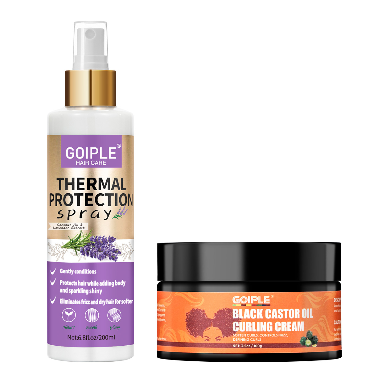 Hair Care Heat Protectant - GOIPLE Thermal Protection Spray Moisturizing and