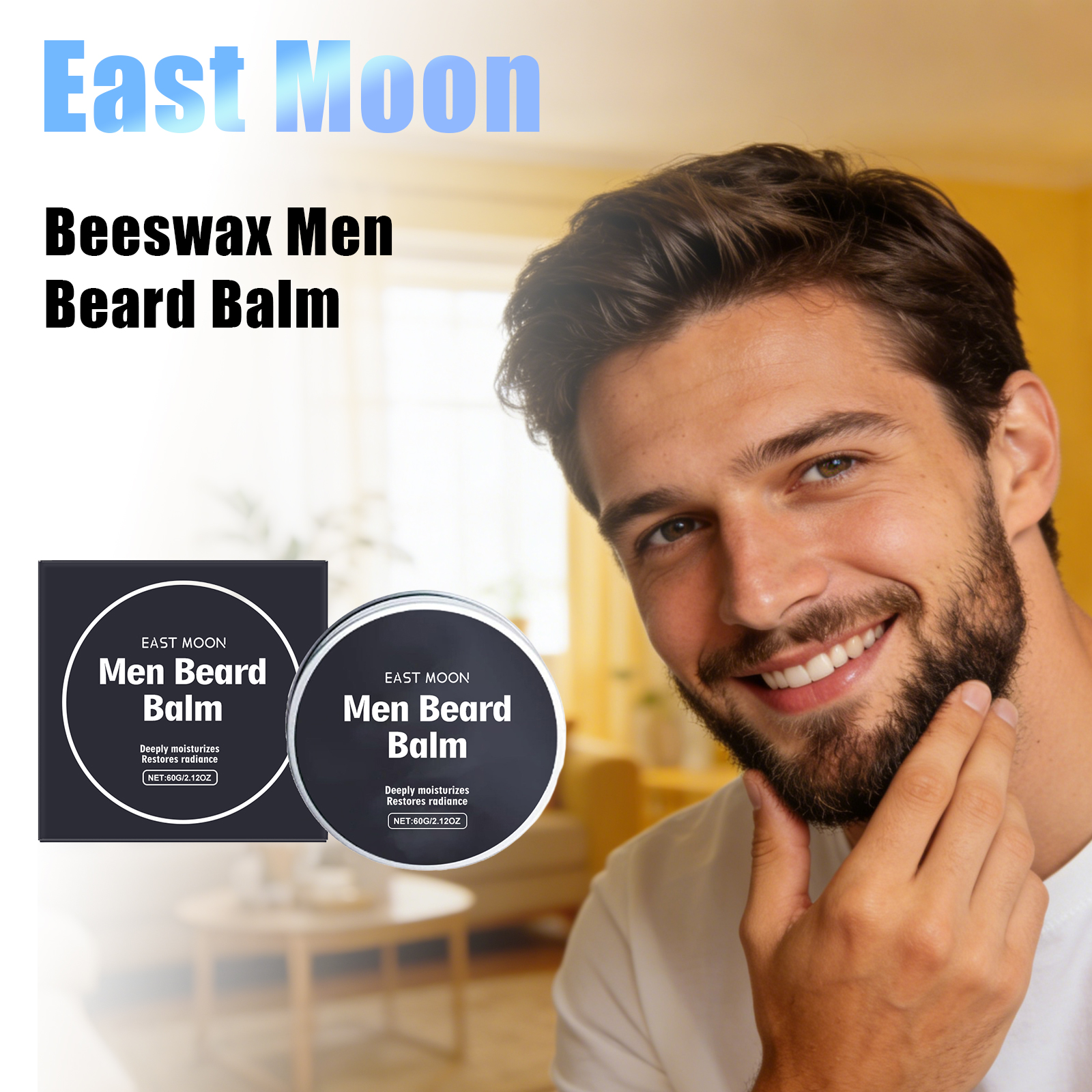 Hair Care Daily - Beeswax Men Beard Balm Moisturize Dry