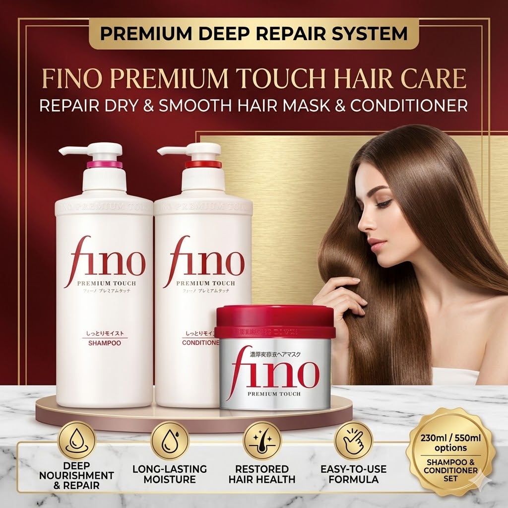 Hair Care Routine - Fino Premium Touch Hair Care Set