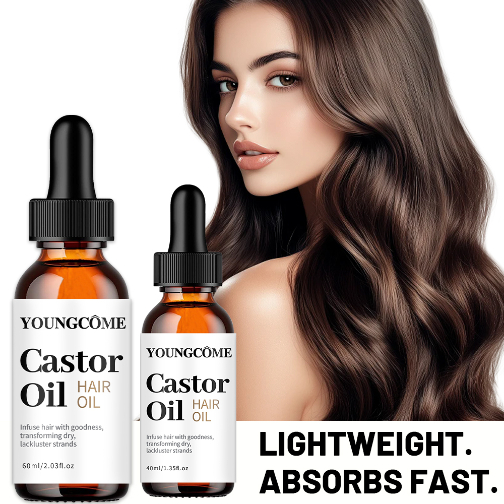 Hair Care Serum - YOUNGCOME Castor Hair Oil Moisturizing Serum