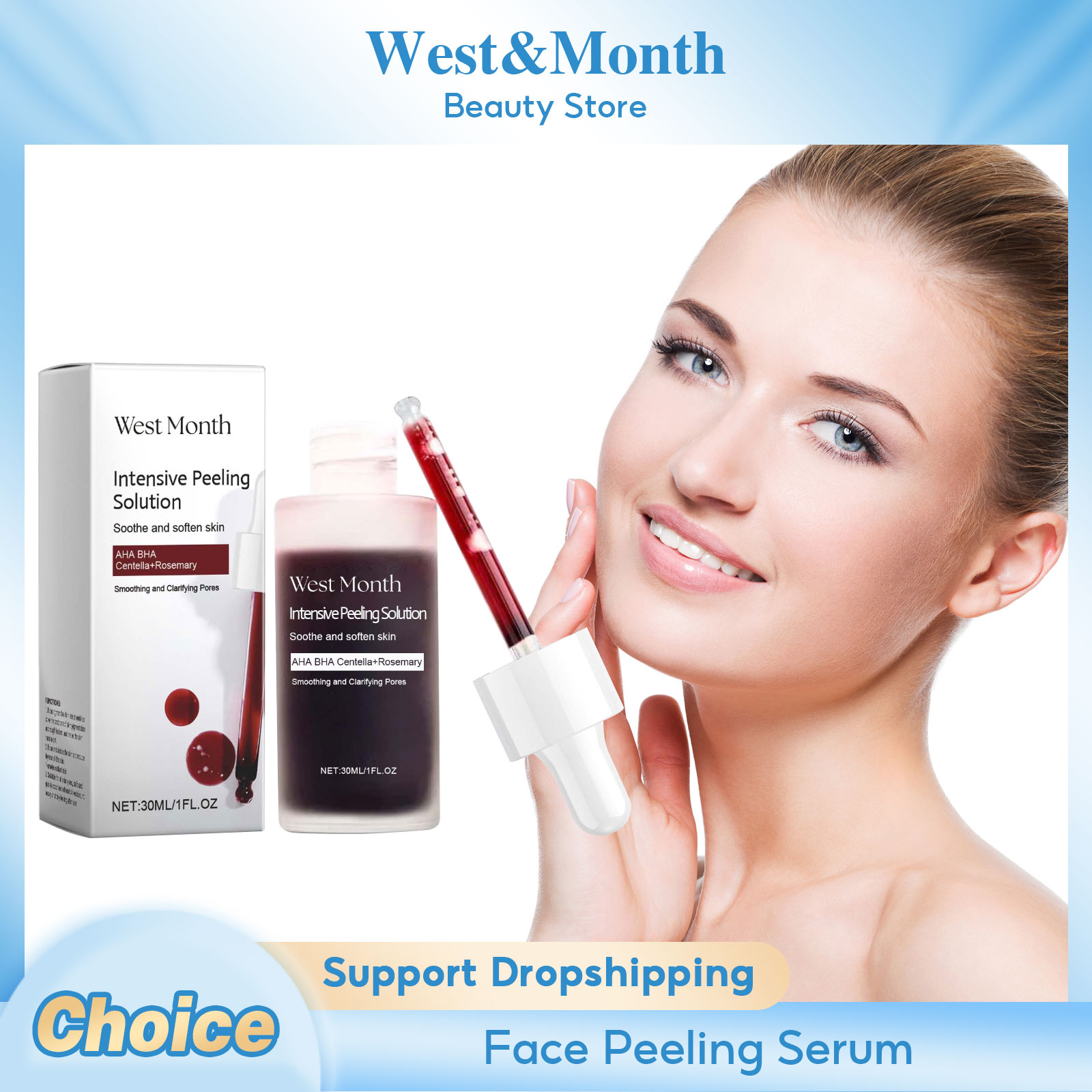 Silk Press Serum - Peeling Face Serum Fruit Acid AHA