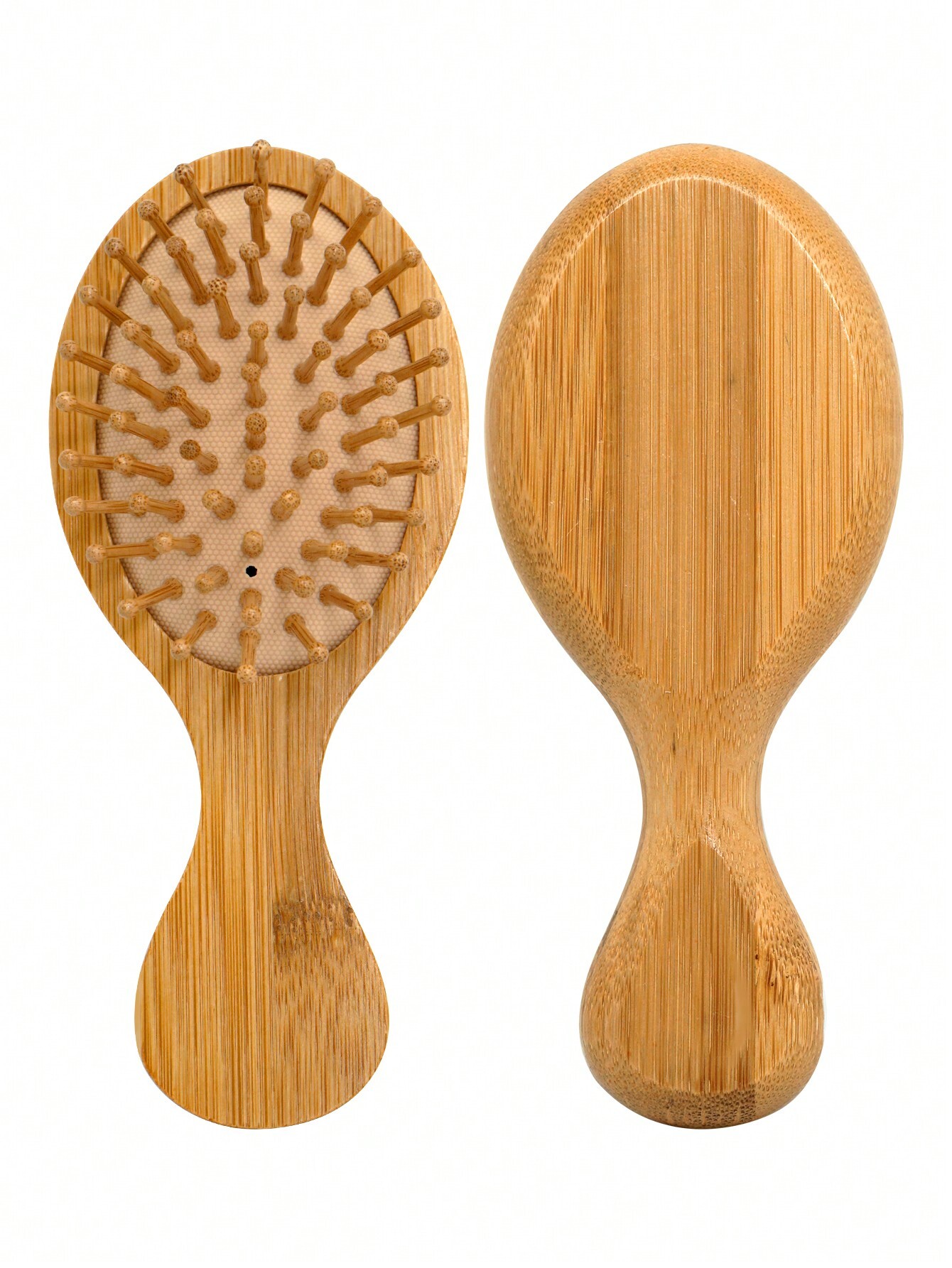Bamboo Hair Brush - 1 Pc Mini Air Cushion Comb,
