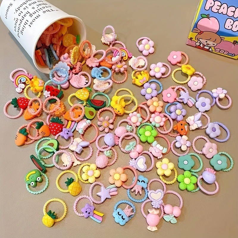 Hair Care Daily - 30Pcs Soft Elastic Hair Ties Elastic