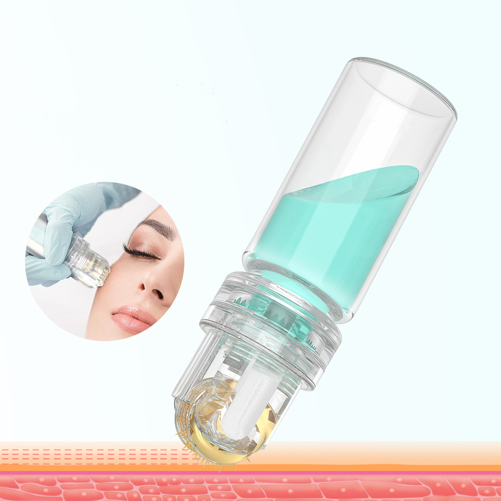 Hair Care Serum - 1PCS 64Pins Titanium Micro Needle Roller