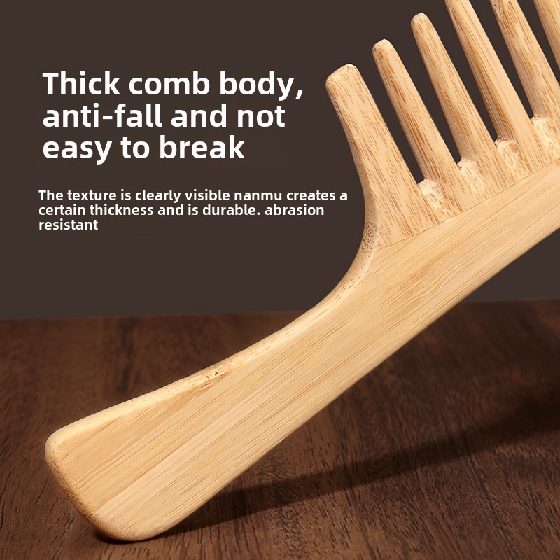 1 Pc Natural Bamboo Wide-Tooth - Bamboo Hair Brush incelemesi ve fiyatı