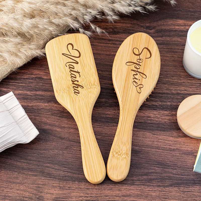  Personalize Wood Air Cushion - Bamboo Hair Brush incelemesi ve fiyatı