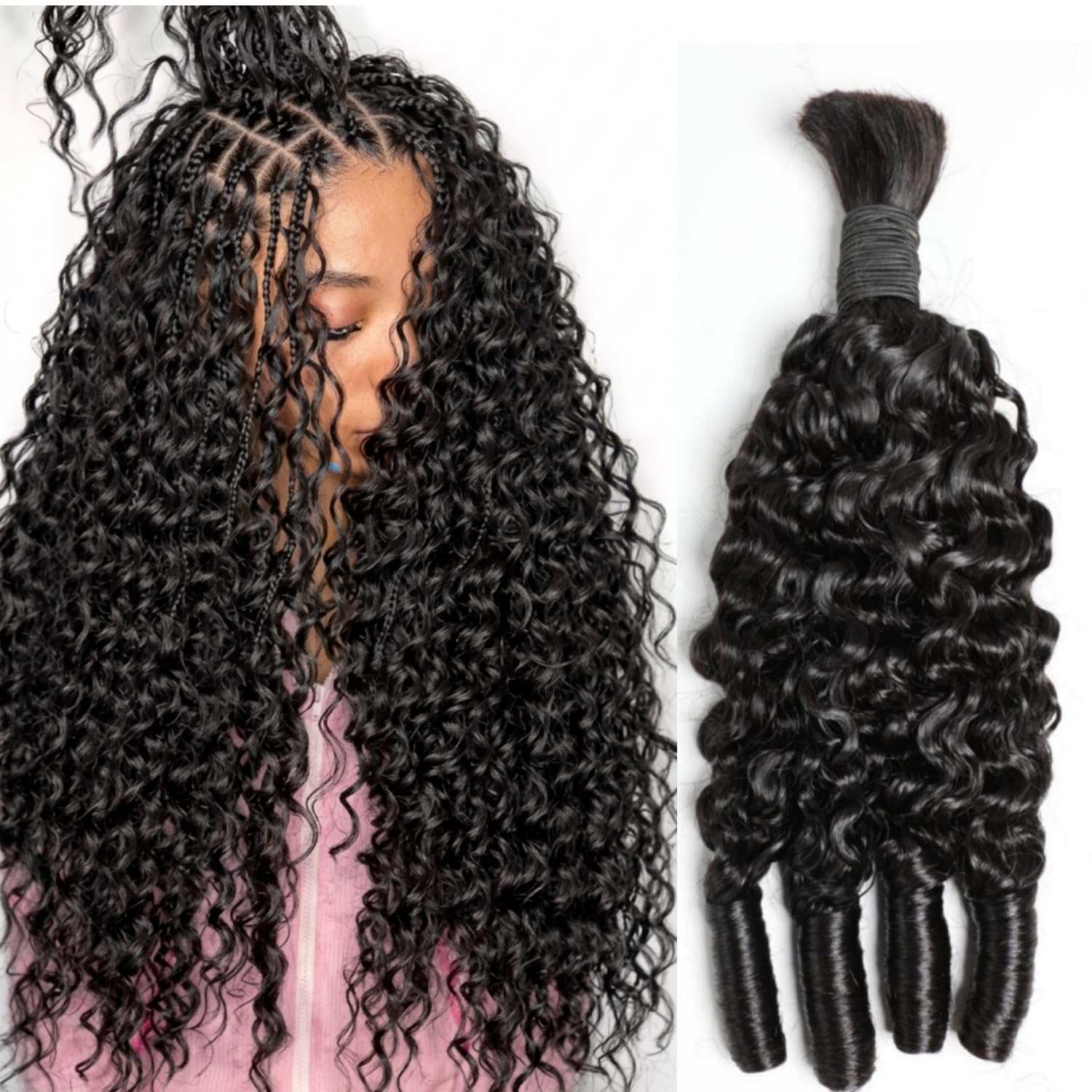 Human Braiding Hair For Boho B - Hair Care Indian incelemesi ve fiyatı