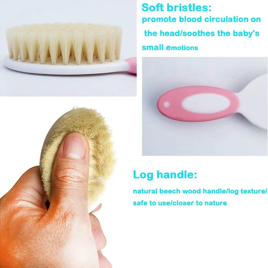 Baby Hair Brush Set for Newbor - Hair Care Routine incelemesi ve fiyatı