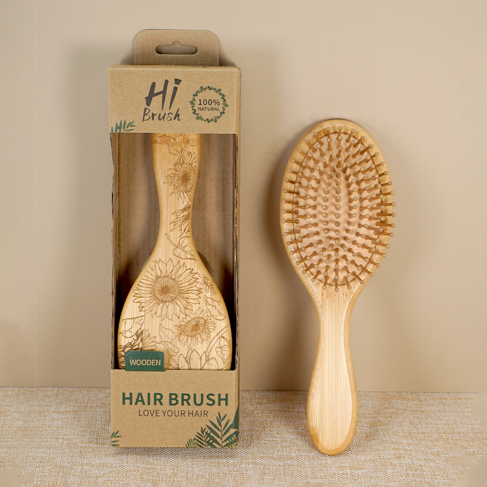Natural Wooden Hair Brush with - Hair Care Daily incelemesi ve fiyatı