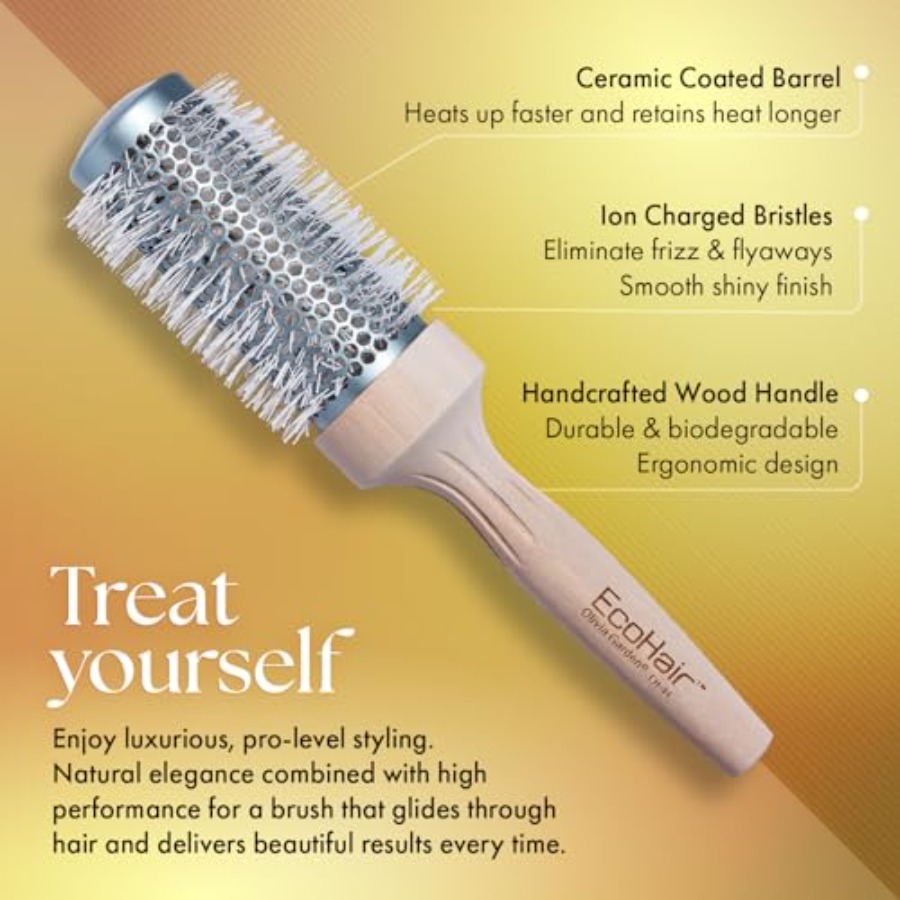 EcoHair Thermal Bamboo Round H - Bamboo Hair Brush incelemesi ve fiyatı