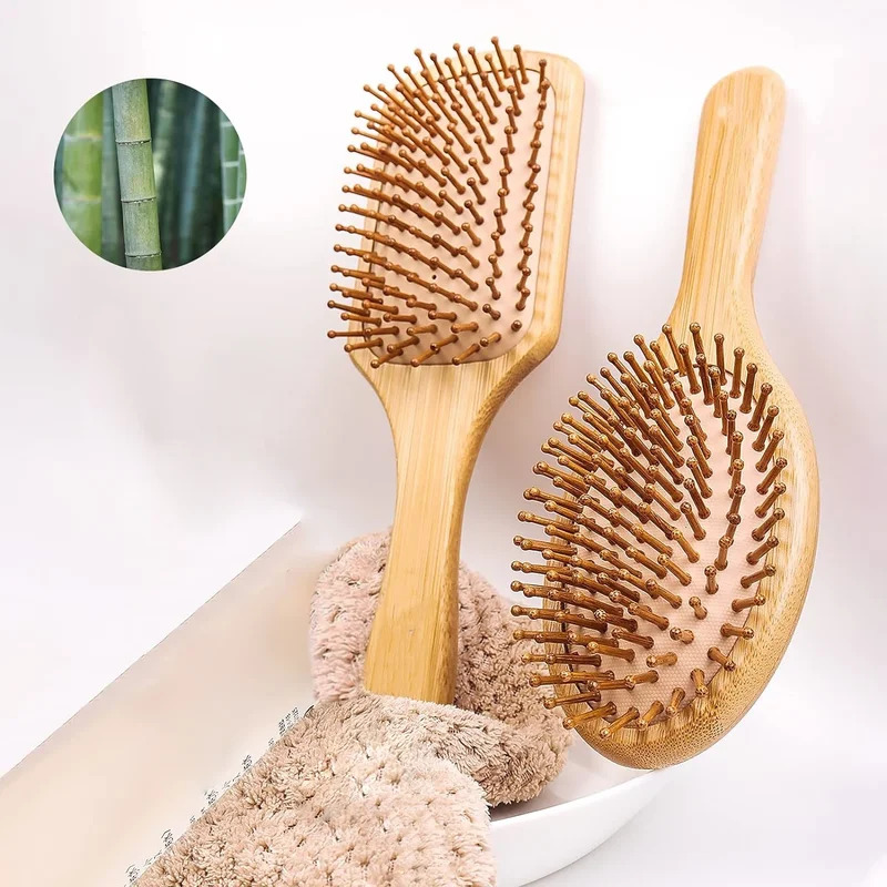 Bamboo Paddle Air Cushion Comb - Bamboo Hair Brush incelemesi ve fiyatı
