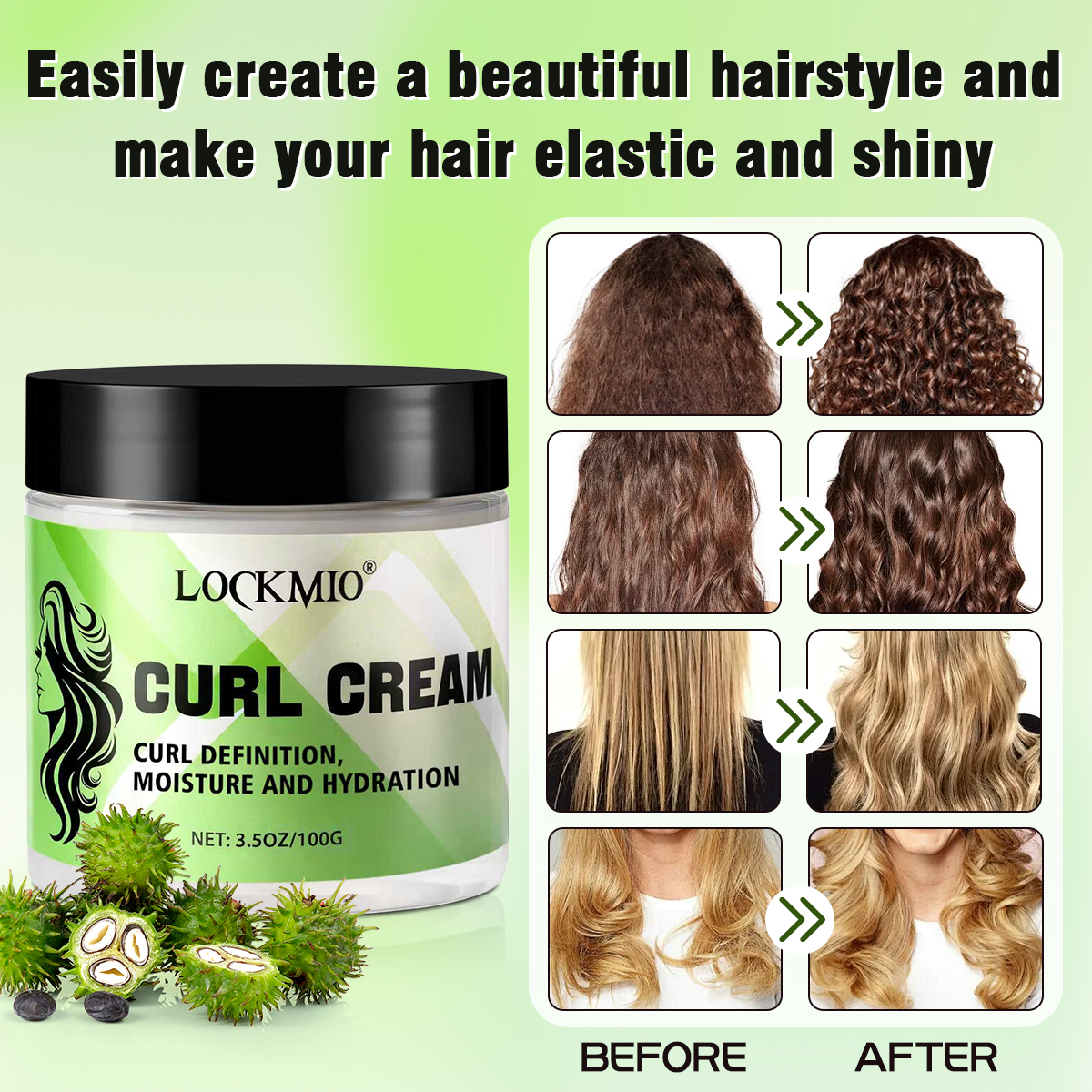 Curly Hair Care Styling 3pcs H - Hair Care Heat Protectant incelemesi ve fiyatı