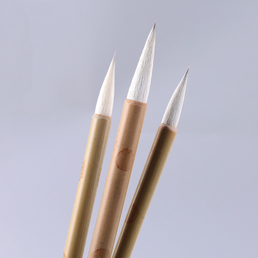 3Pcs Beginner Calligraphy Writ - Bamboo Hair Brush incelemesi ve fiyatı