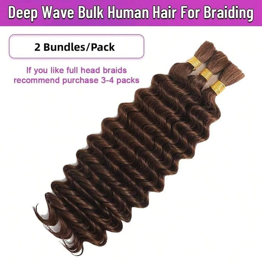 Chocolate Brown Deep Wave Bulk - Hair Care Indian incelemesi ve fiyatı