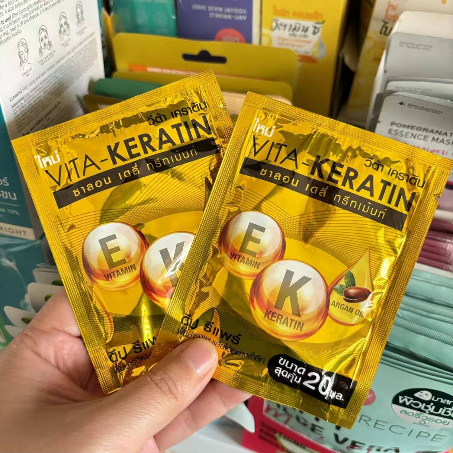 Thai VITA KERATIN Gold Hair Ma - Hair Care Thailand incelemesi ve fiyatı