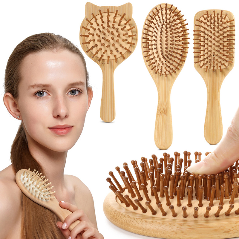 1pcs Bamboo Wooden Hair Brush  - Bamboo Hair Brush incelemesi ve fiyatı