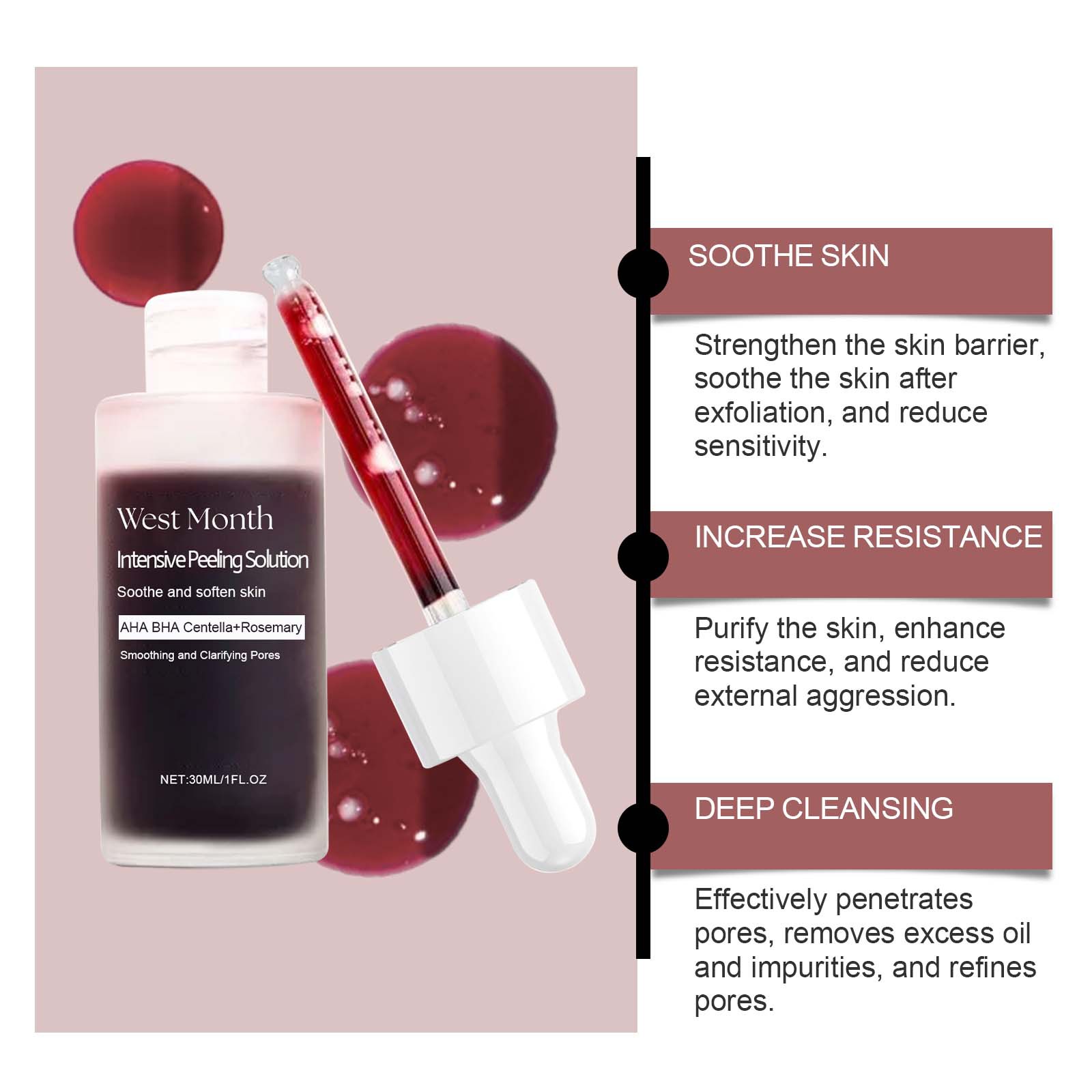 Peeling Face Serum Fruit Acid  - Silk Press Serum incelemesi ve fiyatı