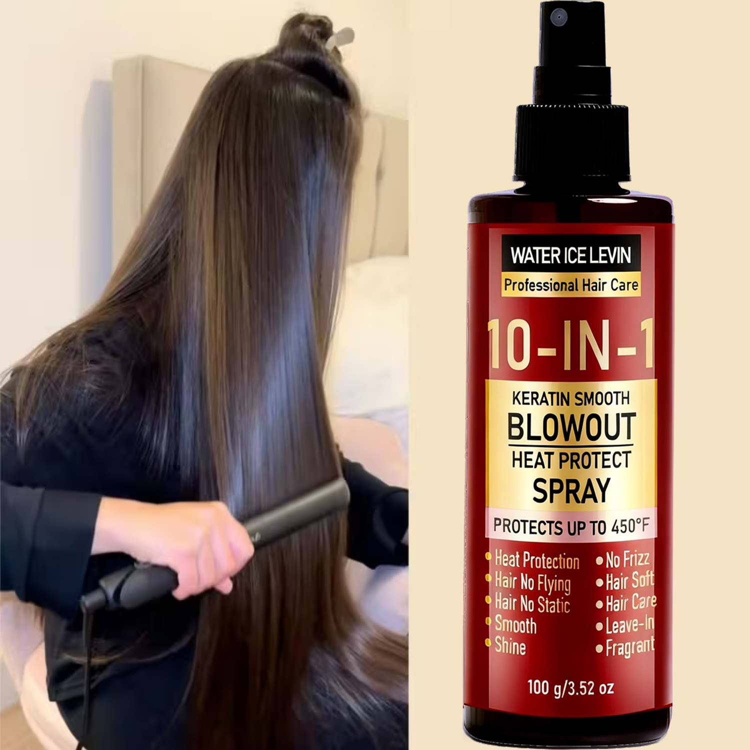 Keratin Heat Protect Spray 100 - Hair Care Heat Protectant incelemesi ve fiyatı