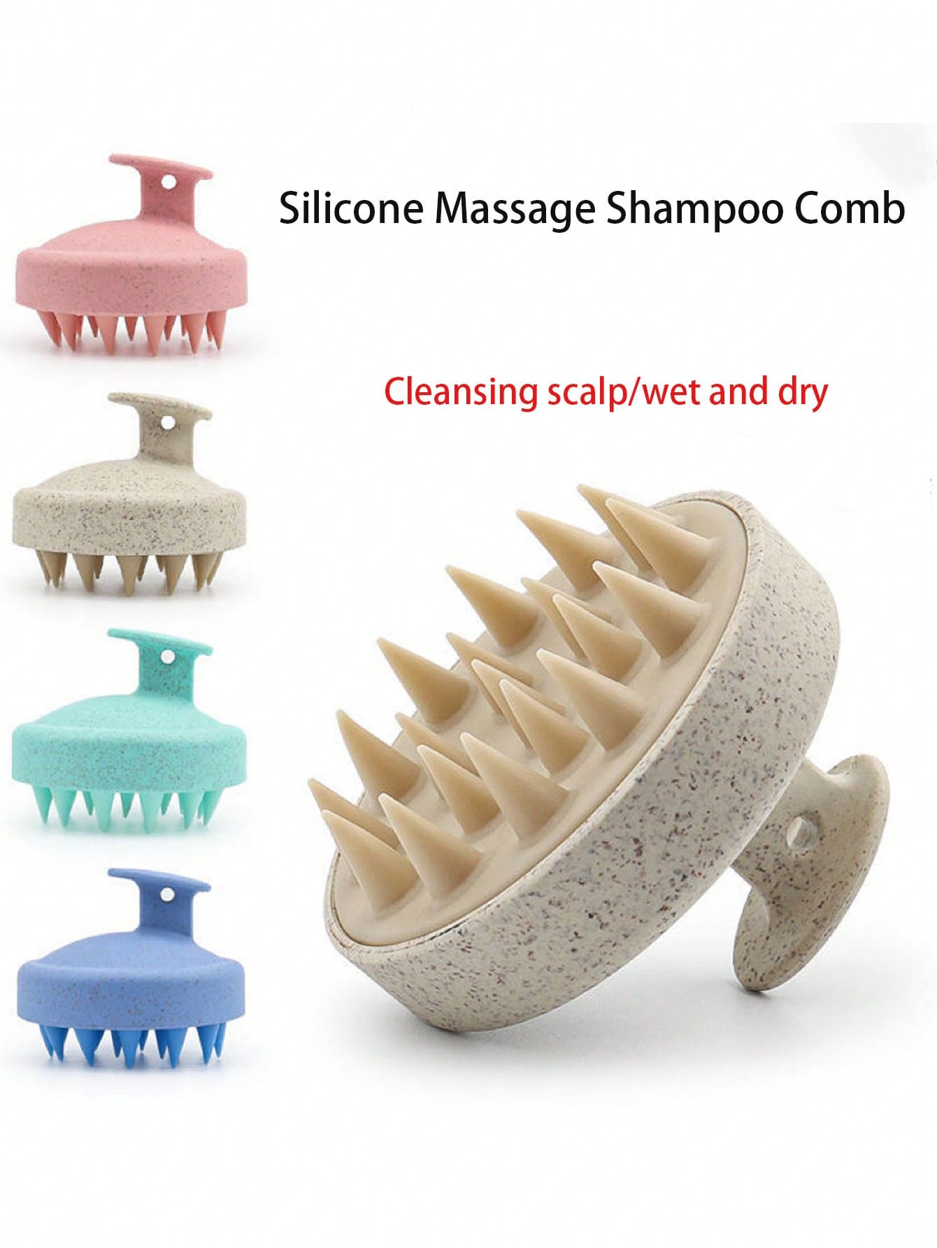 1PC Silicone Shampoo Brush Hea - Hair Care Routine incelemesi ve fiyatı