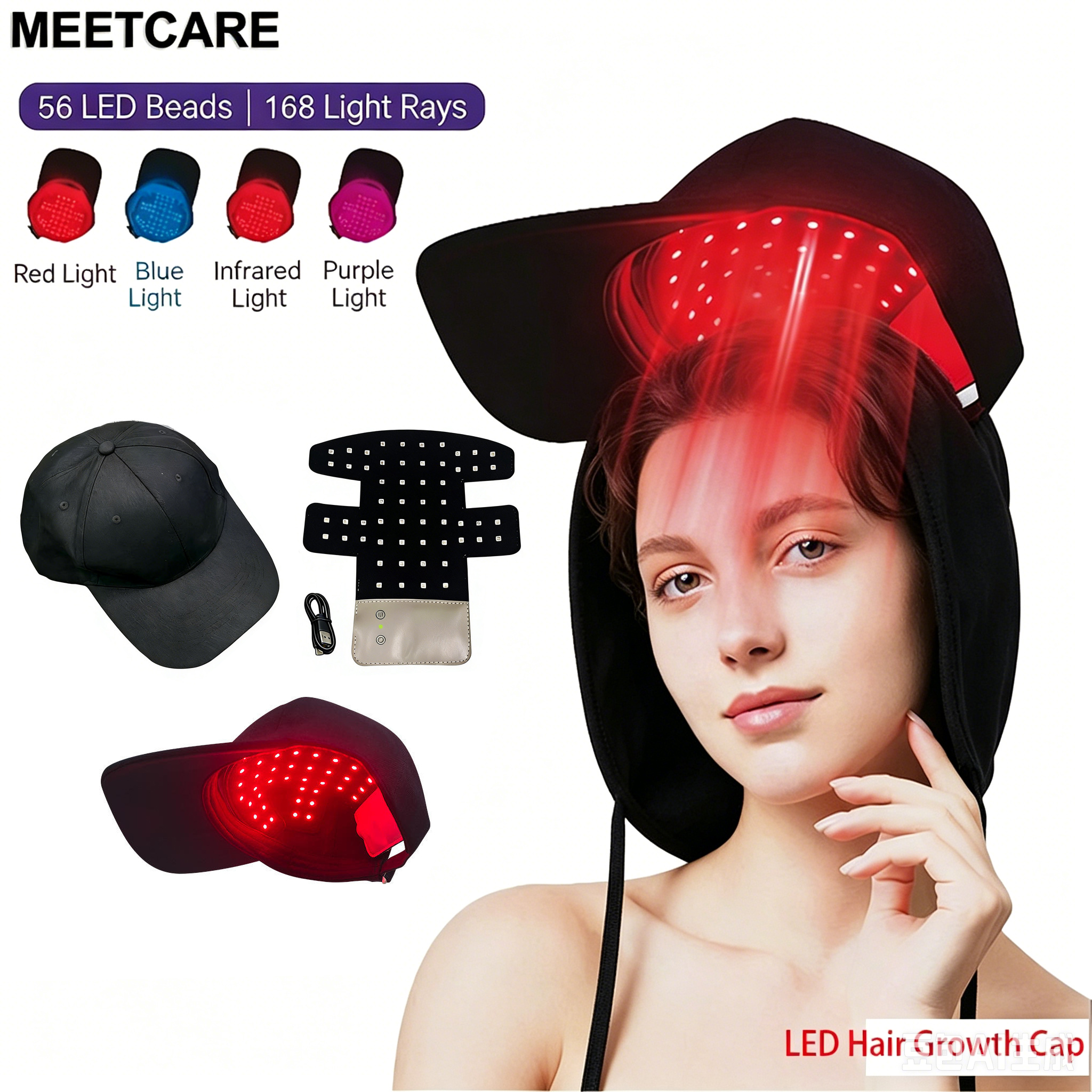 LED Hair Growth Helmet Cap wit - Hair Care Routine incelemesi ve fiyatı
