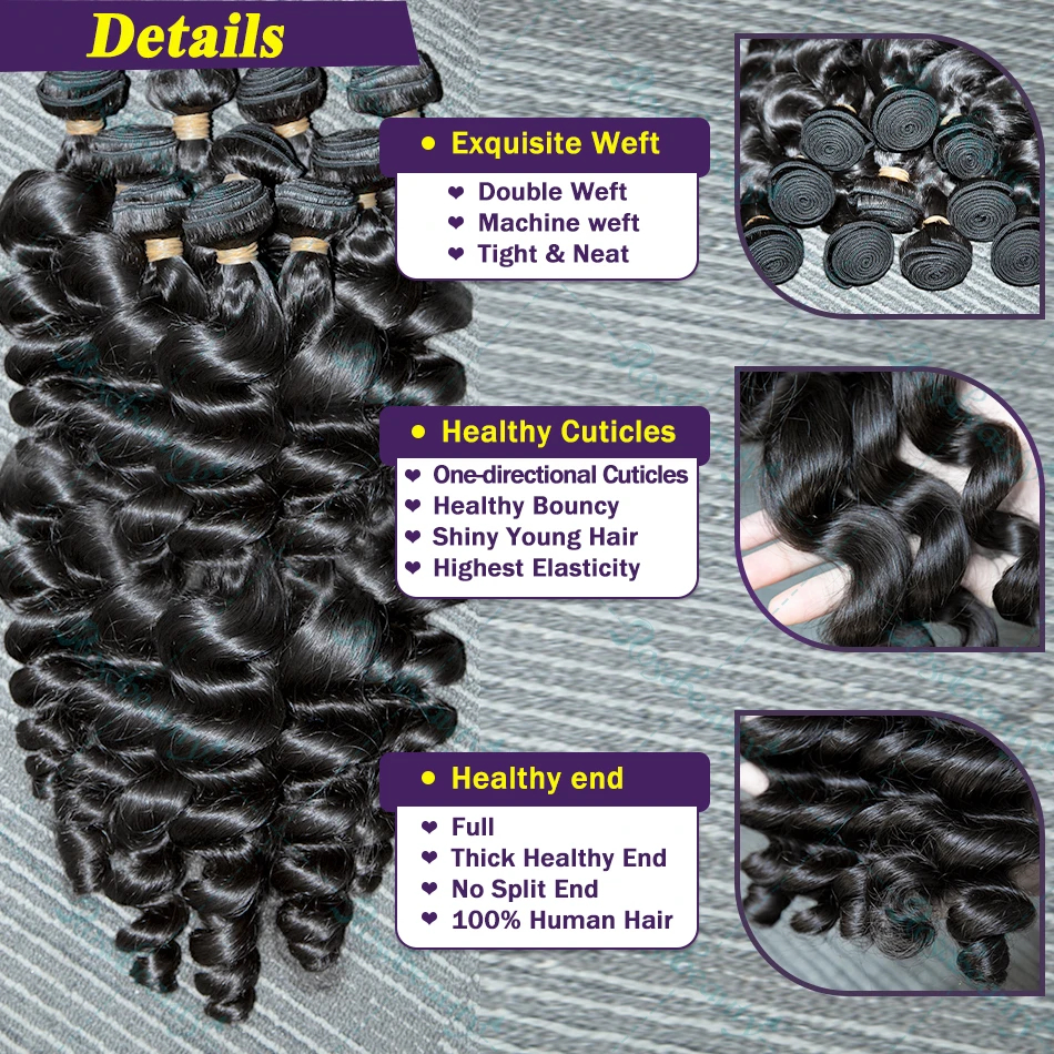 Indian Remy 30 36 40 Inch Loos - Hair Care Indian incelemesi ve fiyatı
