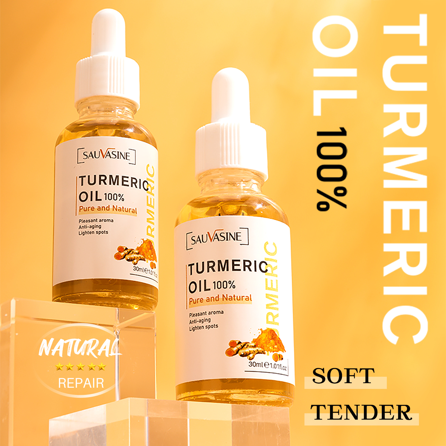 10ml 30ml 100% Turmeric Oil An - Silk Press Serum incelemesi ve fiyatı