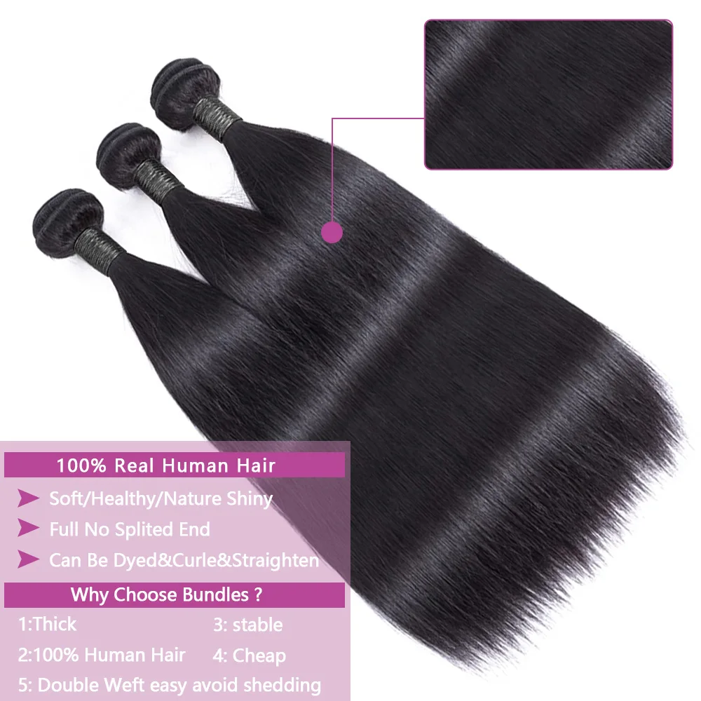 Queenlike 38 40 Inch Straight  - Hair Care Indian incelemesi ve fiyatı
